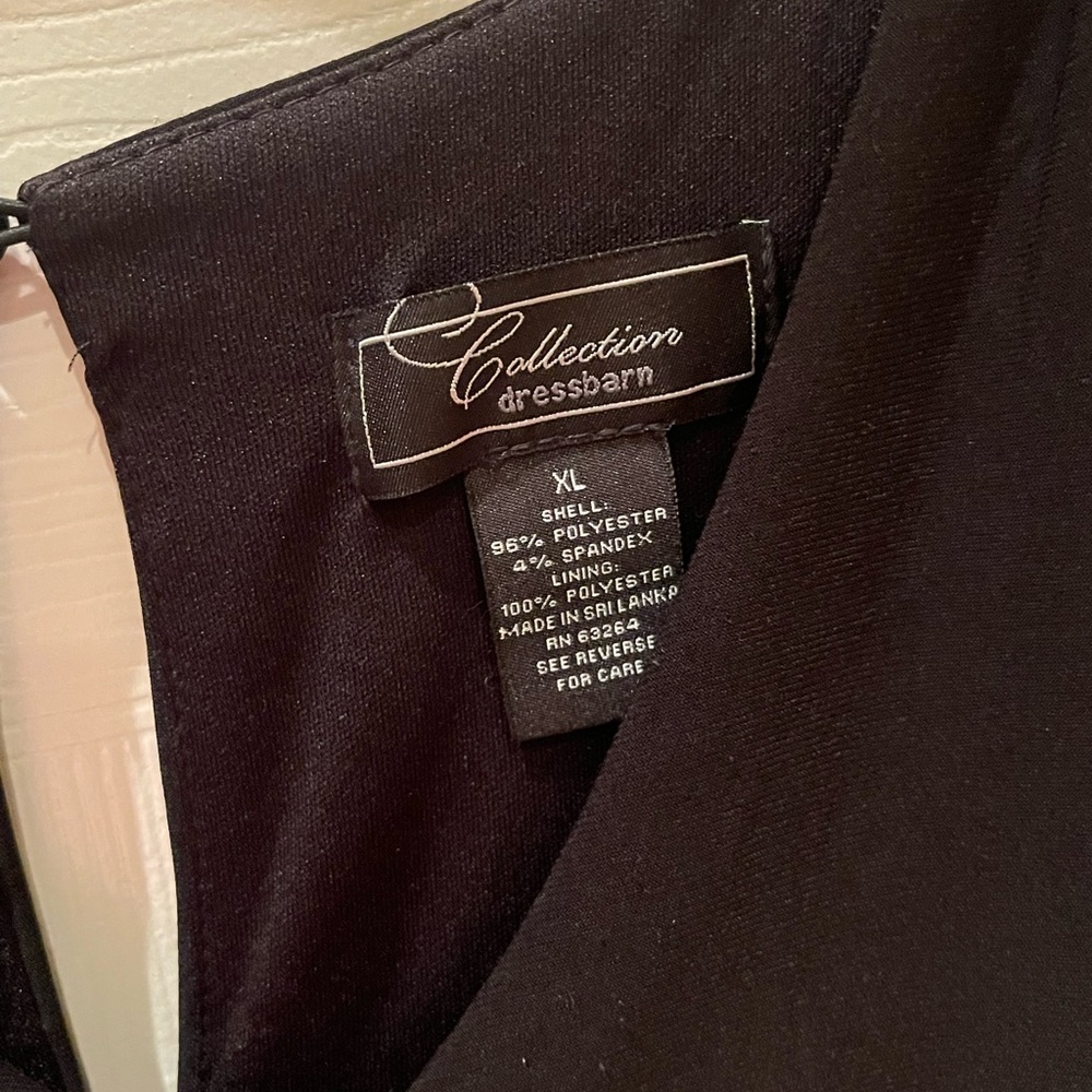 dressbarn Black Maxi jumpsuit Plus XL - Picture 5 of 10